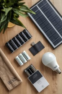 "Oplaadbare batterijen fotografie en zonne-energie opladers voor duurzame fotografie"