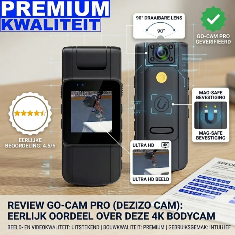 Infographic Gocam PRO - Dezizo Cam - Bodycam
